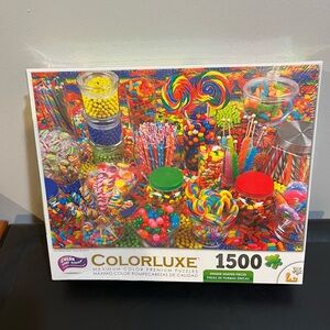 NIB Colorluxe 1500 piece premium puzzle - Fun Candy Table
